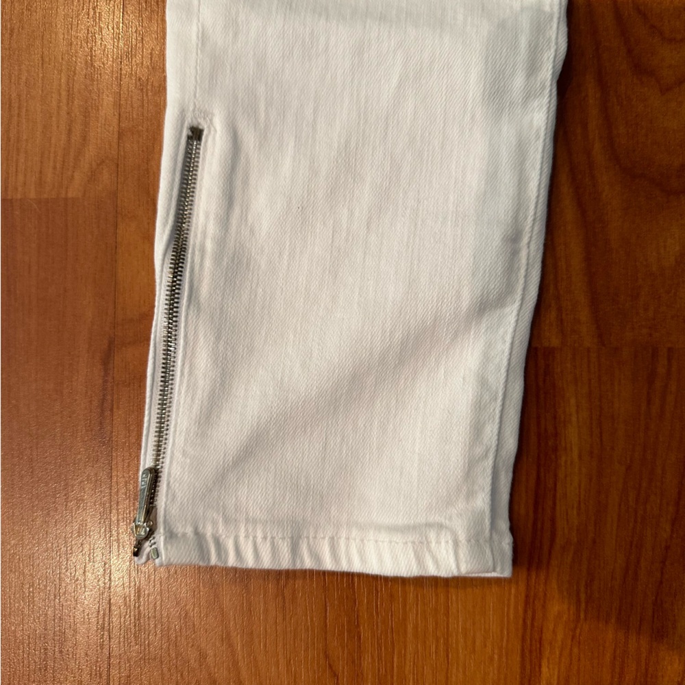 NWT AG jeans white ankle zip - Picture 8 of 9